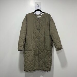OAK + FORT Long Puffer Jacket